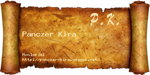 Panczer Kira névjegykártya